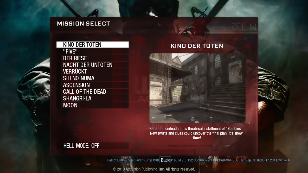 Black Ops Zombies — original project image