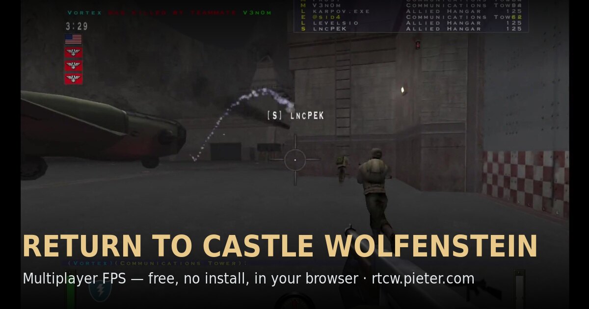 Return to Castle Wolfenstein — original project image